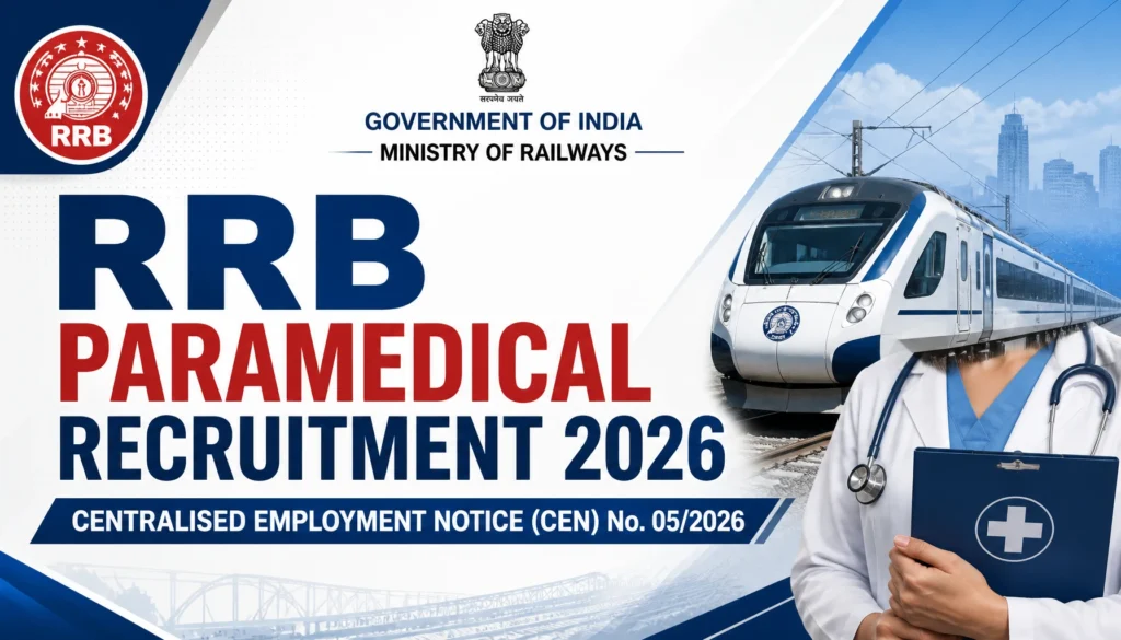 RRB PARAMEDICAL RECRUITMENT 2026