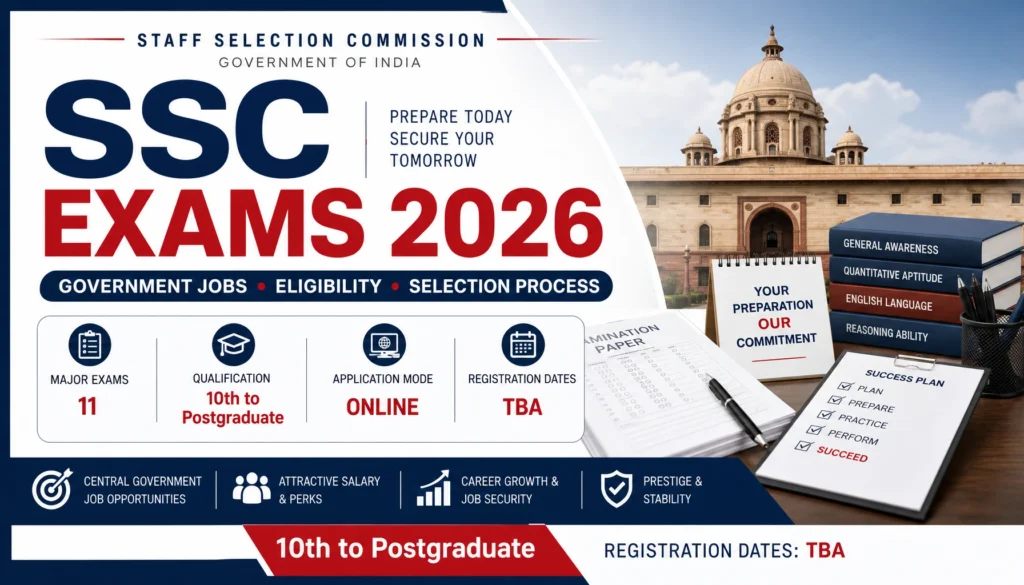 SSC upcoming notifications 2026-2027